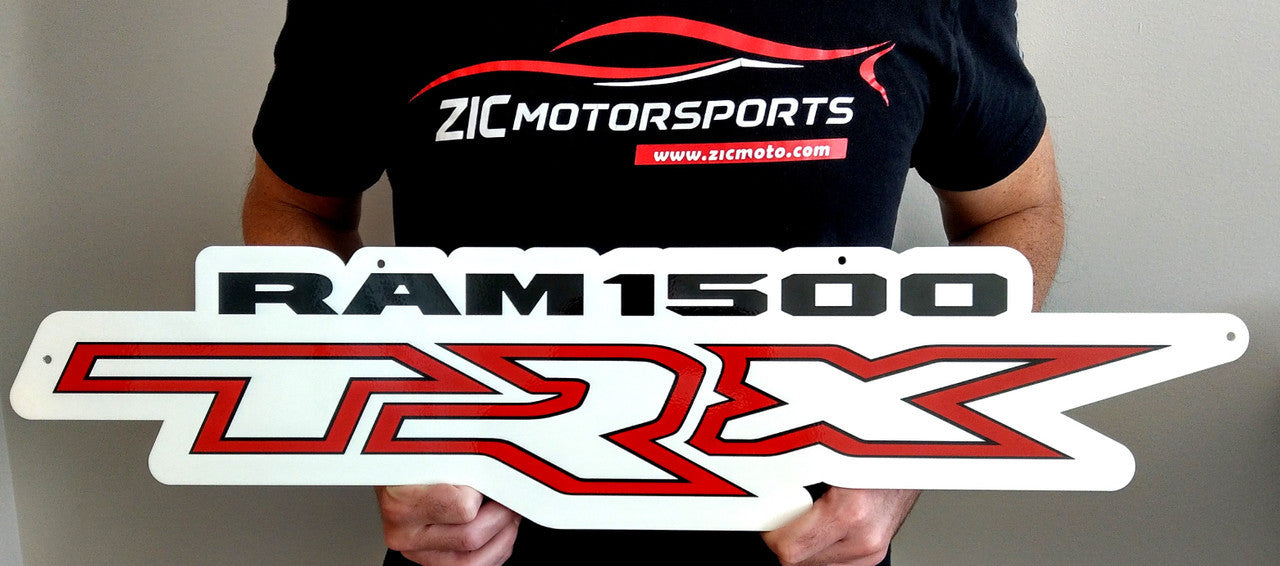 RAM TRX Steel Sign - Red