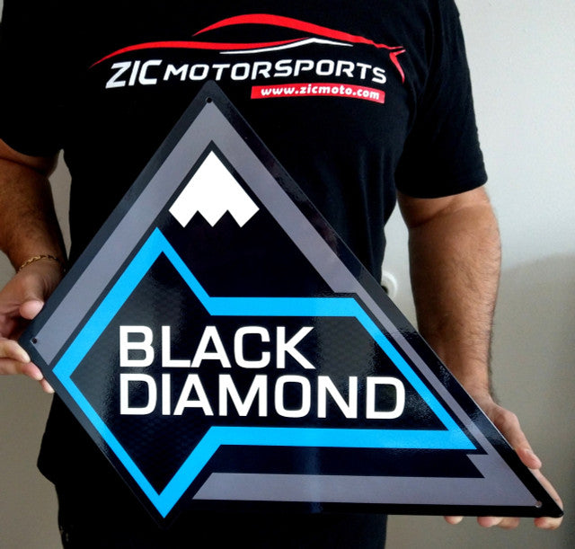 Ford Bronco Black Diamond Steel Sign