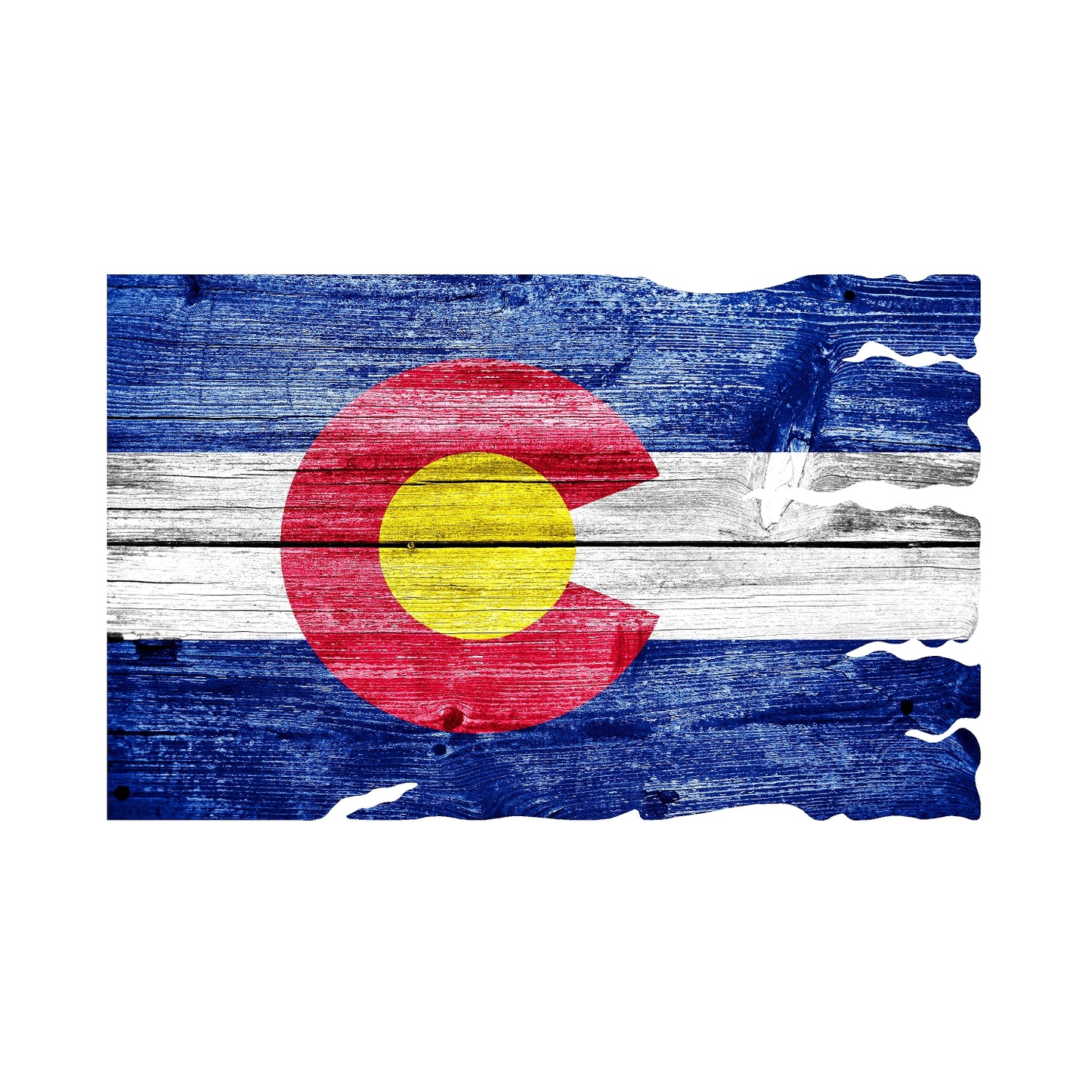 STEEL COLORADO FLAG