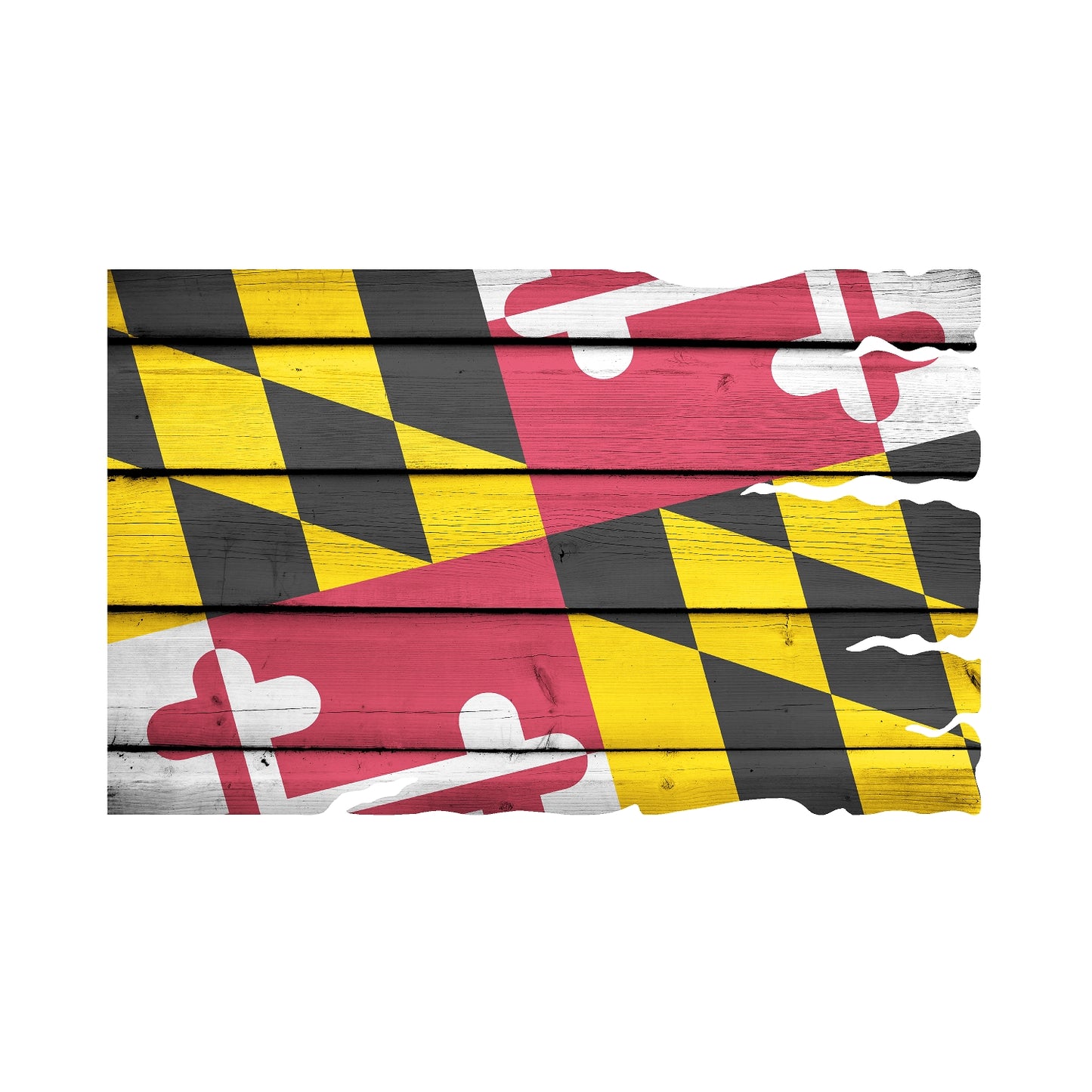 STEEL MARYLAND FLAG