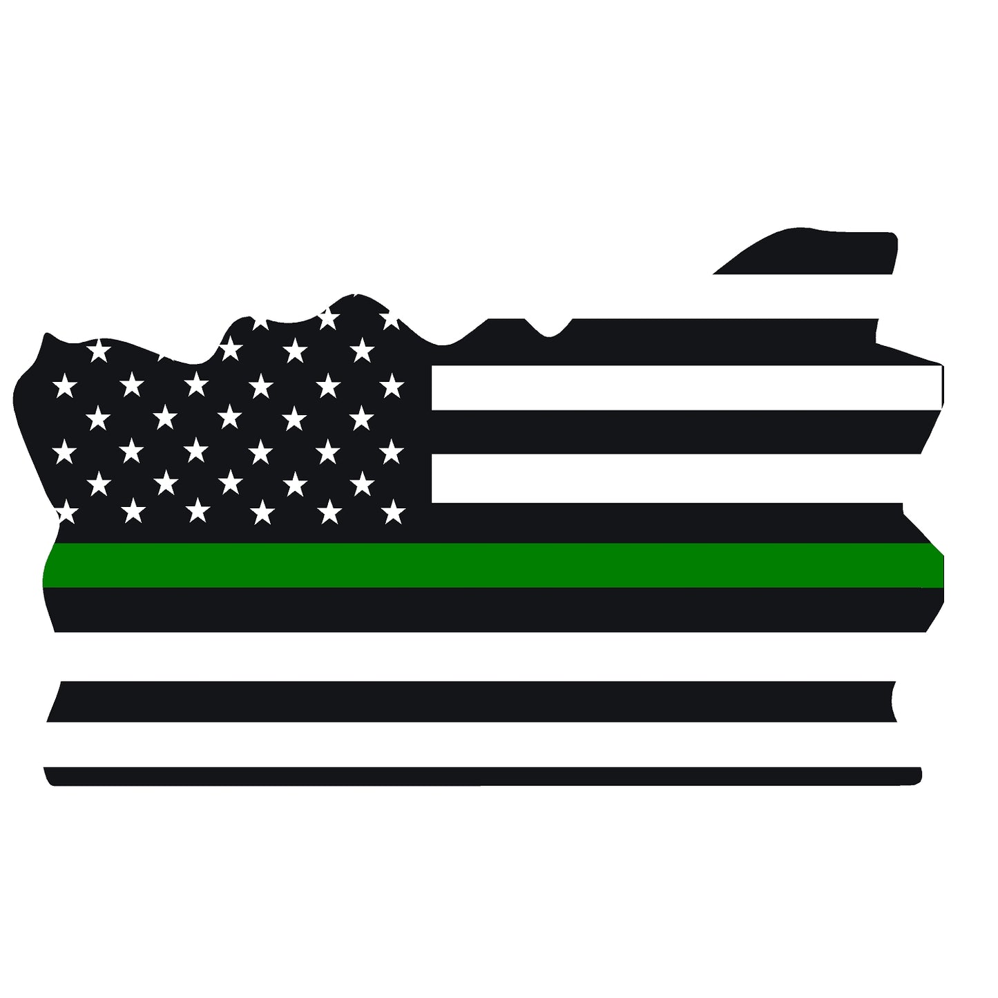STEEL WAVED FLAG